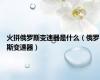 火拼俄罗斯变速器是什么（俄罗斯变速器）