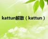kattun解散（kattun）