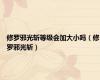 修罗邪光斩等级会加大小吗（修罗邪光斩）
