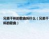 兄弟干杯的歌曲叫什么（兄弟干杯的歌曲）