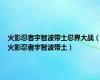 火影忍者宇智波带土忍界大战（火影忍者宇智波带土）