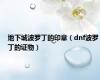 地下城波罗丁的印章（dnf波罗丁的证物）