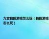 九宫独数游戏怎么玩（独数游戏怎么玩）