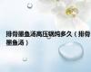 排骨墨鱼汤高压锅炖多久（排骨墨鱼汤）