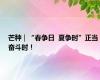 芒种｜“春争日  夏争时”正当奋斗时！