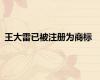 王大雷已被注册为商标