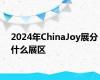 2024年ChinaJoy展分什么展区