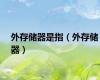 外存储器是指（外存储器）