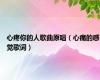 心疼你的人歌曲原唱（心痛的感觉歌词）