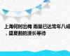 上海何时出梅 雨量已达常年八成，盛夏前的漫长等待