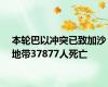 本轮巴以冲突已致加沙地带37877人死亡
