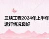 三峡工程2024年上半年运行情况良好