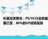 珩昱投资曹龙：PE/VC行业收缩期已至，80%的GP或将离场