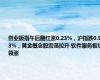 创业板指午后翻红涨0.23%，沪指跌0.93%，黄金概念股震荡拉升 软件服务板块领涨