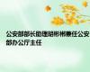 公安部部长助理胡彬郴兼任公安部办公厅主任