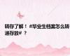 转存了解！ #毕业生档案怎么转递存放# ？