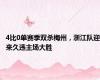 4比0单赛季双杀梅州，浙江队迎来久违主场大胜