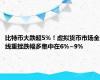 比特币大跌超5%！虚拟货币市场全线重挫跌幅多集中在6%~9%