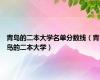 青岛的二本大学名单分数线（青岛的二本大学）
