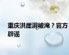 重庆洪崖洞被淹？官方辟谣