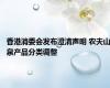 香港消委会发布澄清声明 农夫山泉产品分类调整