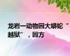 龙岩一动物园大蟒蛇“越狱”，园方