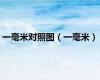 一毫米对照图（一毫米）