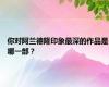 你对阿兰德隆印象最深的作品是哪一部？
