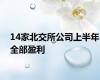 14家北交所公司上半年全部盈利