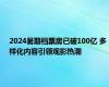 2024暑期档票房已破100亿 多样化内容引领观影热潮