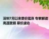 深圳7月以来菜价猛涨 专家解读 高温致损 菜价波动