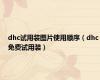 dhc试用装图片使用顺序（dhc免费试用装）