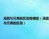汤圆与元宵的区别有哪些（汤圆与元宵的区别）
