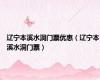 辽宁本溪水洞门票优惠（辽宁本溪水洞门票）
