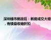 深圳楼市新政后：新房成交大增，有楼盘收缩折扣