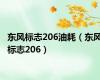东风标志206油耗（东风标志206）
