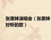 张惠妹演唱会（张惠妹好听的歌）