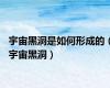 宇宙黑洞是如何形成的（宇宙黑洞）